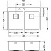ALVEUS Stylux 30 F kuchyňský dřez nerez, 755 x 510 mm 1084291F