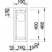BLANCO Subline 160 - U dřez Silgranit aluminium 513400