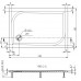 TEIKO Draco Sprchová vanička 120x80cm, bílá Z139120N96T01001