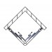 RONAL TOE3 TOP-Line rohový vstup, 70cm, pravý díl, bílá/Durlux TOE3D07000422