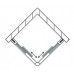 RONAL TOPAC TOP-Line rohový vstup, 90cm, aluchrom/sklo Mastercarré TOPAC09005030
