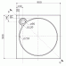 TEIKO Venus 90 sprchová vanička 90 x 90 cm, pergamon V134090N32T05004