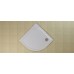 RONAL WMR Marblemate čtvrtkruhová vanička, 100x100cm, R 55, černá WMR55100154