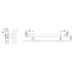 KORADO KORALUX LINEAR Comfort Koupelnový radiátor KLT 1220.450 Silber KLT12200450-35