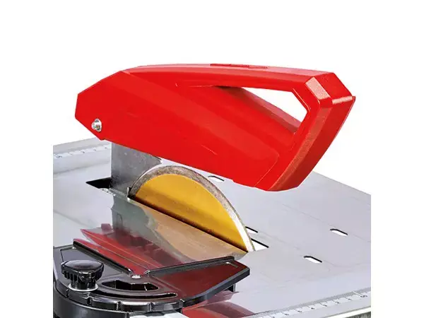 Ochranný kryt řezného kotouče na řezačce obkladů Einhell TC-TC 800.